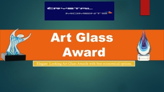 Best Art Glass Award Shop