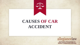 CAUSES OF CAR ACCIDENT