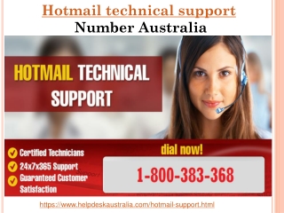 Hotmail Support 1-800-383-368 Number Australia-For Hotmail Account Problems