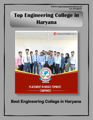 Top Engineering College in Haryana