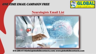 Neurologists Email List