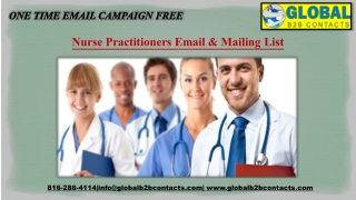 Nurse Practitioners Email & Mailing List