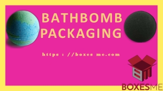 Bath Bombs Packaging