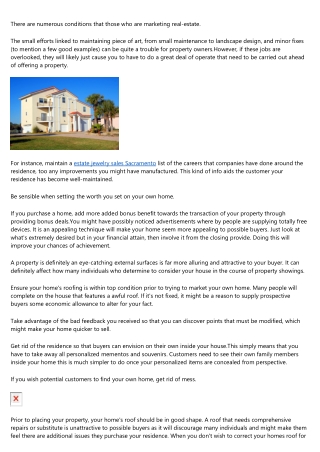 Get Your Hope Rear With These Simple Residence Selling Tips