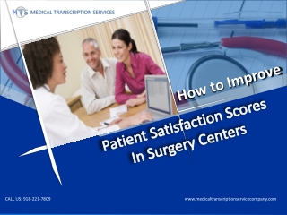 How to Improve Patient Satisfaction Scores in Surgery Centers