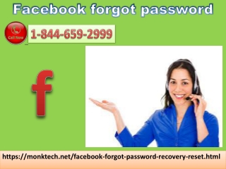 Facebook forgot password again, get a new one at 1-844-659-2999