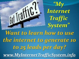 My Internet Traffic System aka MITS Review & Truth