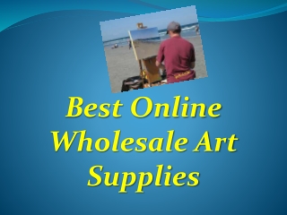 Best Online Wholesale Art Supplies