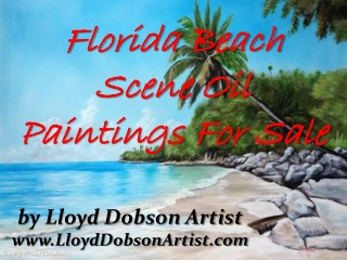 Florida Beach Scene Oil Paintings For Sale