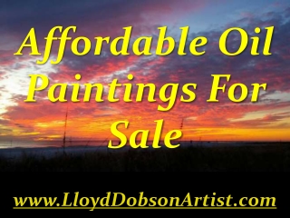 Affordable Oil Paintings For Sale
