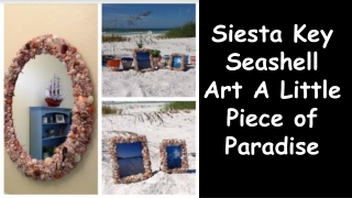 Siesta Key Seashell Art a Little Piece of Paradise