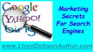 Marketing Secrets For Search Engines