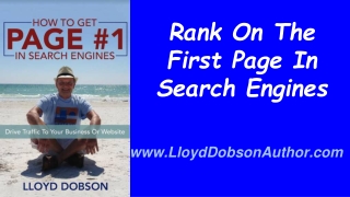 Rank On The First Page In Search Engines