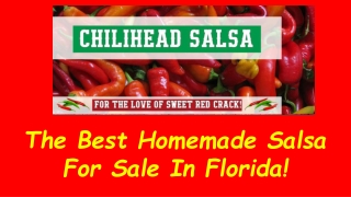 The Best Homemade Salsa For Sale In Florida