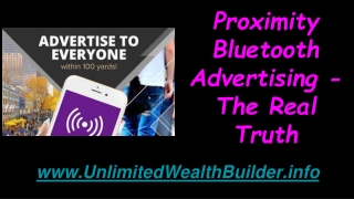 Proximity Bluetooth Advertising The Real Truth