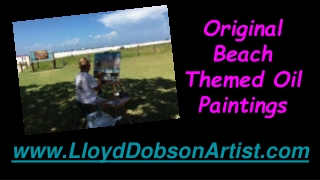 Original Beach Themed Oil Paintings