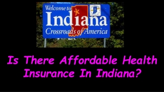 Is There Affordable Health Insurance In Indiana