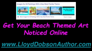 Get Your Beach Themed Art Noticed Online
