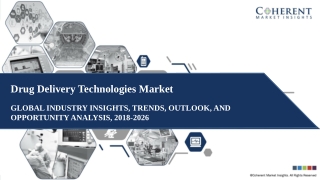 Excellent growth of Drug Delivery Technologies Market- Comprehensive study by key players