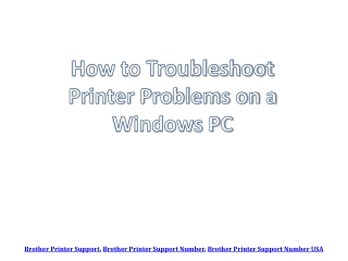 Brother Printer Support Number