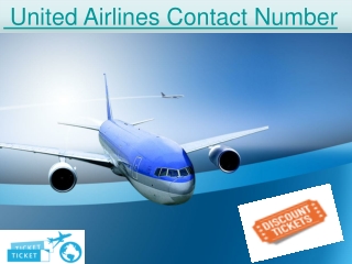 United Airlines Contact Number For Book Tickets