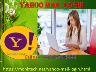 Solve yahoo mail login issues urgently at 1-877-749-5444