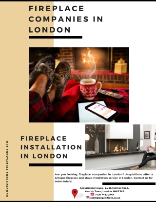 The Best Quality Fireplaces Provider Company in London