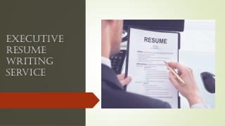 Executive Resume Writing Service