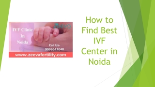 How to Find Best IVF Center in Noida