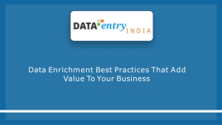 Data Enrichment Services