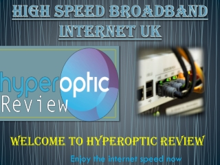 High Speed Broadband Internet UK