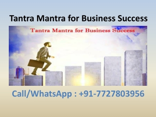 Tantra Mantra for Business Success