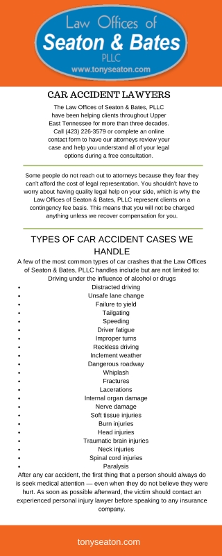 Johnson City Car Accident Attorneys