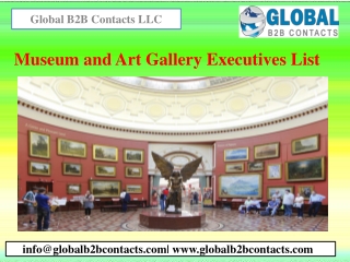 Museum and Art Gallery Executives List