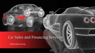 Car Sales and Financing Services