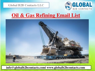 Oil & Gas Refining Email List