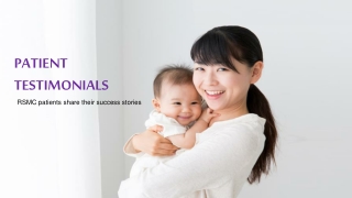 Patient Testimonial - RSMC Best IVF and Fertility Center