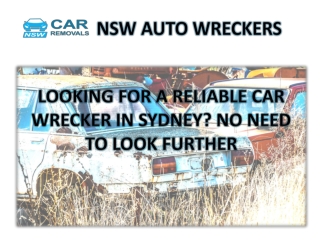 Car Wreckers Sydney