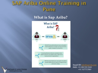 SAP Ariba PPT | SAP Ariba Training Material