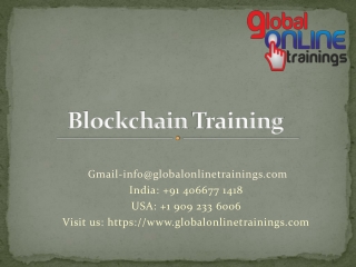 Blockchain training |Blockchain online training with certification-GOT