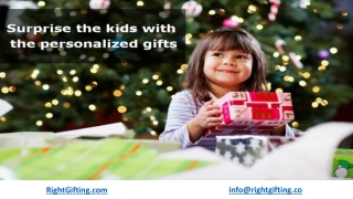 Make a Kid Happy with Personalised Gifts for Kids India