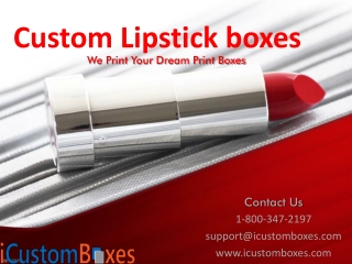 Lipstick Boxes by iCustomBoxes