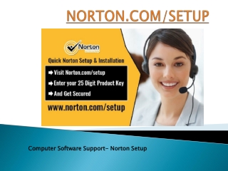 Norton Setup Product Key Install at Norton.com/setup