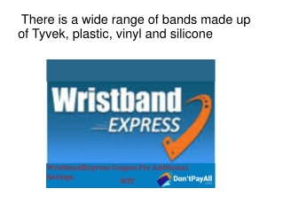 WristbandExpress Coupon For Additional Savings