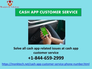 Are You Not Able To Tackle Issues Using Cash App Customer Service? 1-844-659-2999