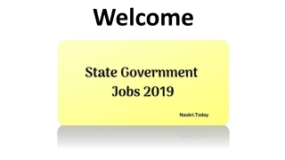 State Government Jobs 2019-20 Apply Here For State Wise Sarkari Naukri