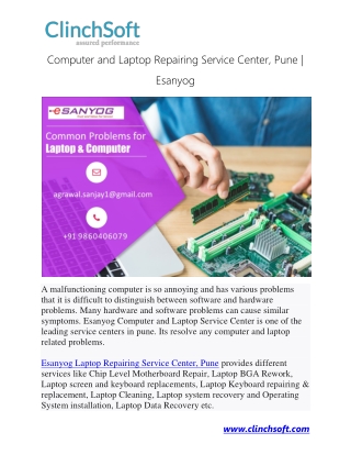 Deskstop and Laptop Reparing Service Center
