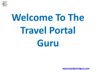 Travel Portal Development Company in India - Travelportalguru