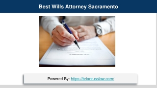Best Wills Attorney Sacramento