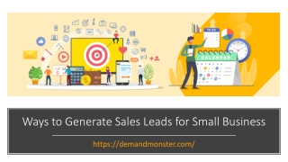How to generate sales leads in your small business?